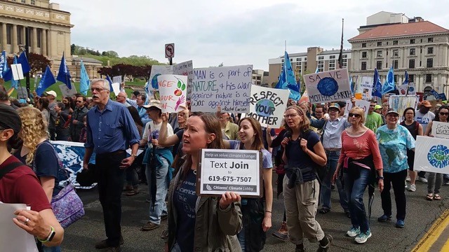 Members of Sixth Presbyterian joined in the Pittsburgh Climate March on April 29, 2017